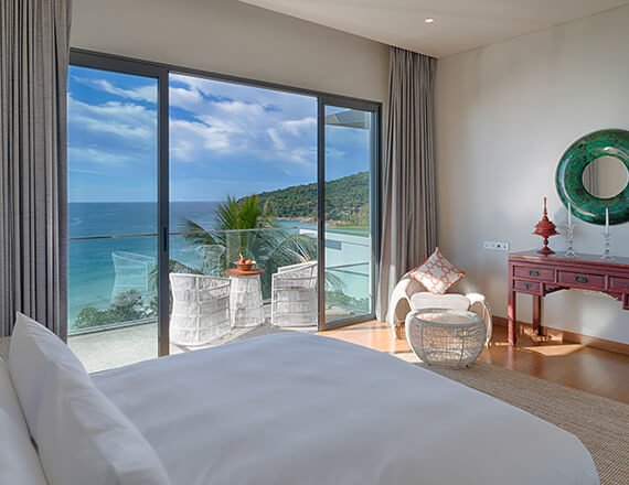 Malaiwana Villa R - Bedroom outlook